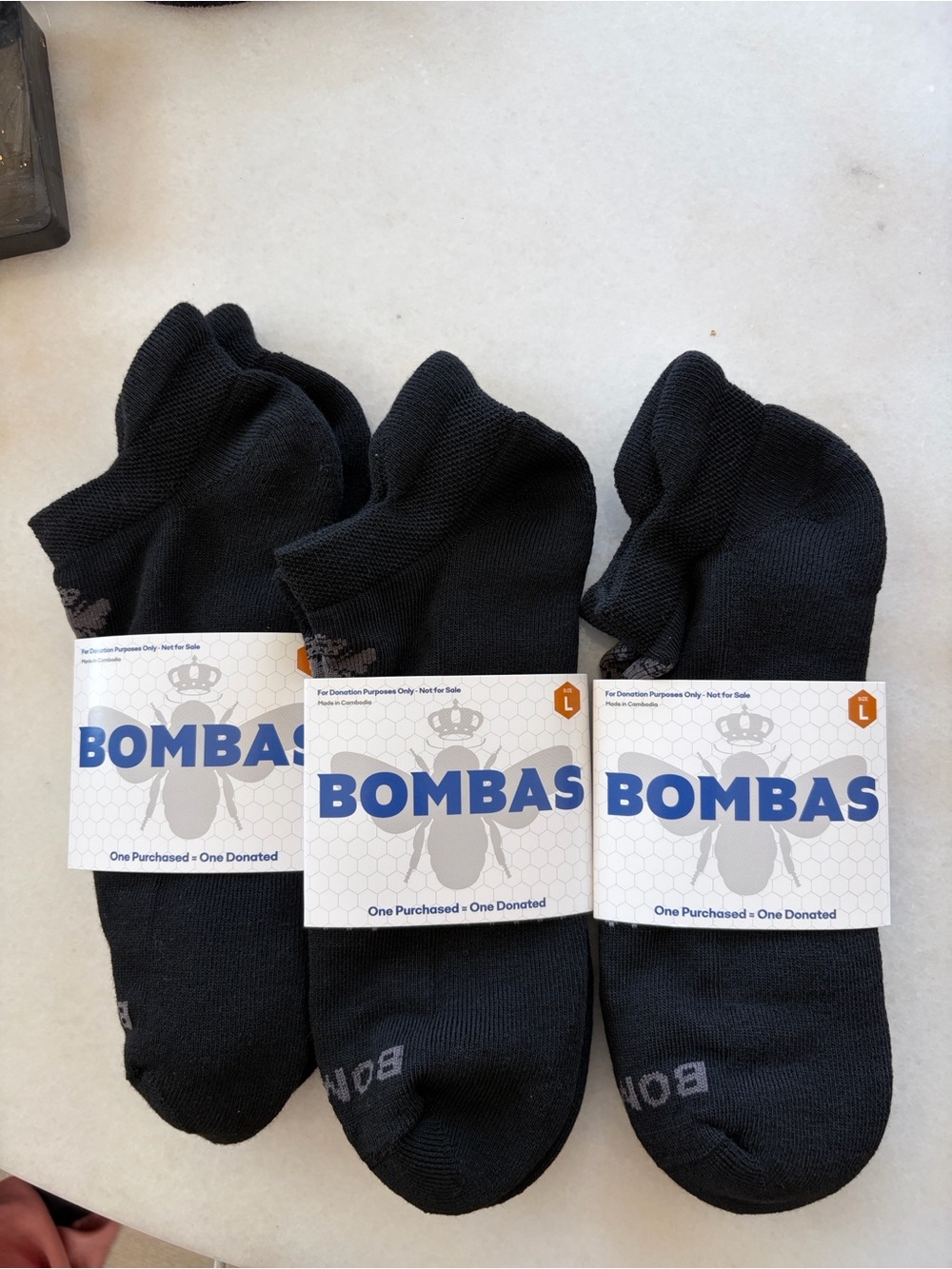 Bombas Black Women's Low-Cut No-Show Socks - 3 Pack